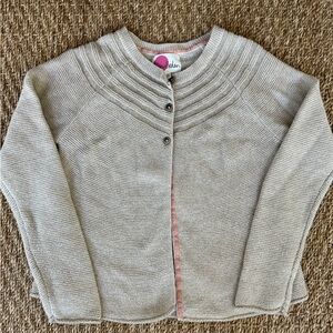 Mini Boden metallic cardigan, size 8/9